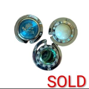 3 Foldable Purse Hook Womens Bag Table Hanger Collection Desk Hooks for Purse